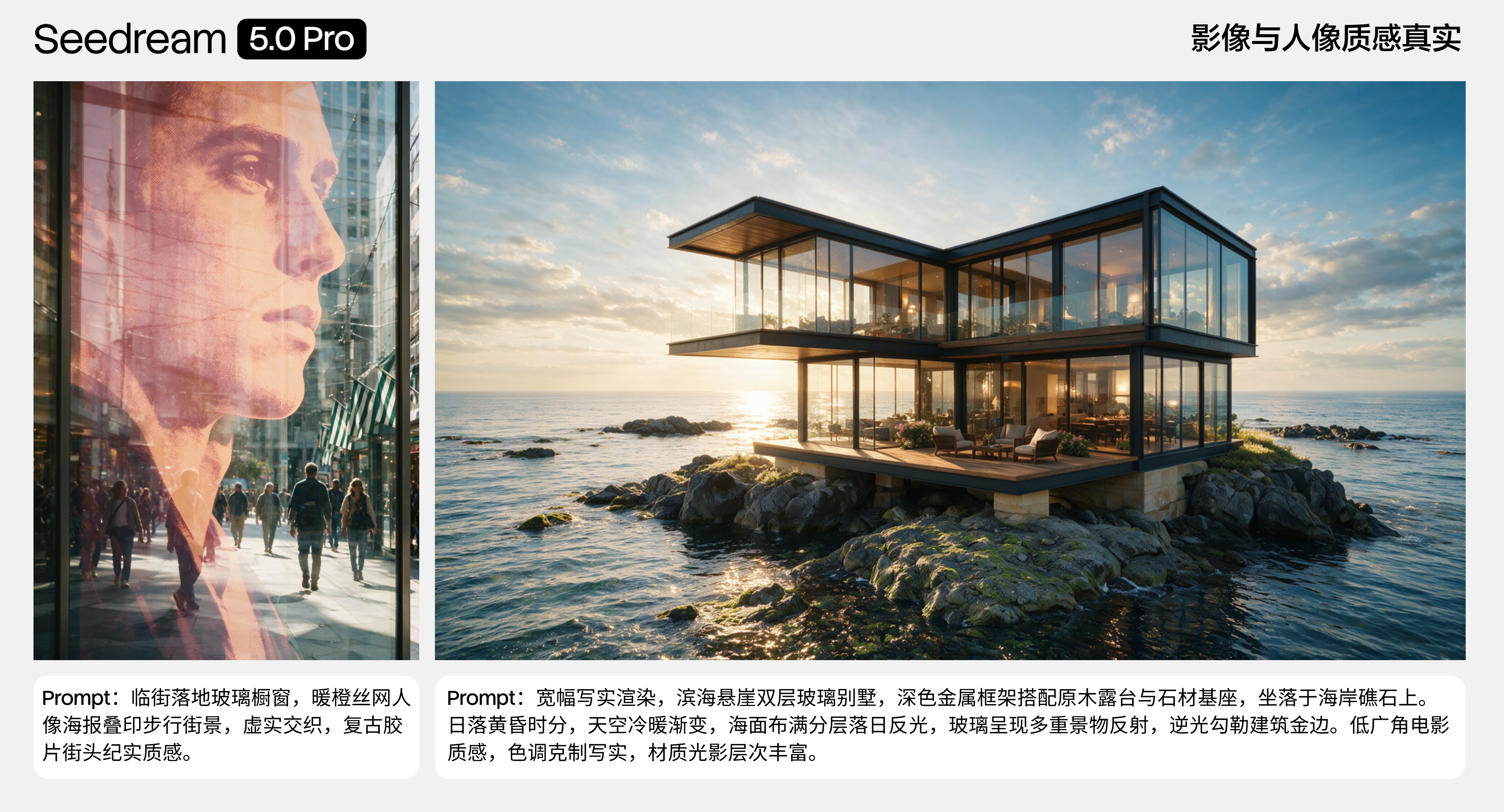 Seedream 5.0 Pro 材质表现案例:玻璃反射与建筑摄影质感